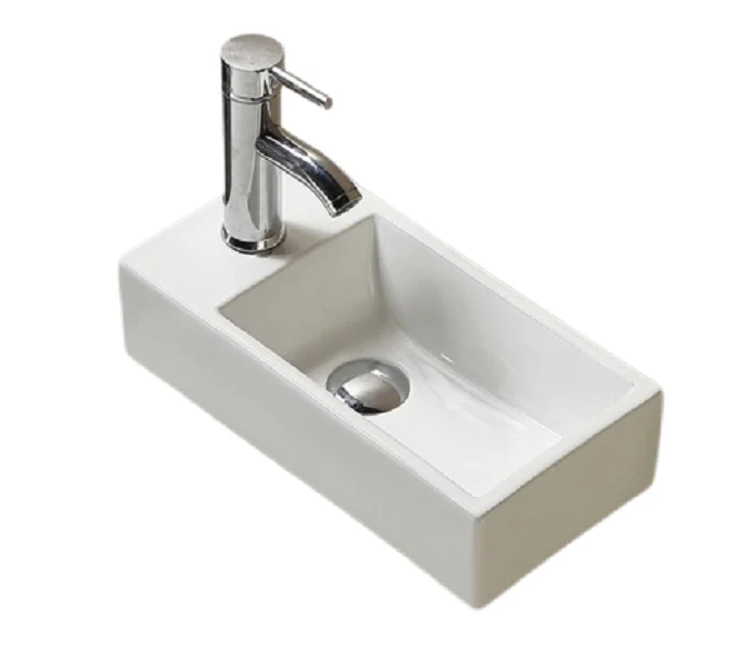 Раковина GID Suspendido N9270L 41 см левосторонняя белая 61127L Staron