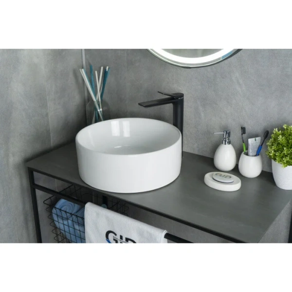 Раковина GID Esfera N9011 40 см белая 51105 Staron