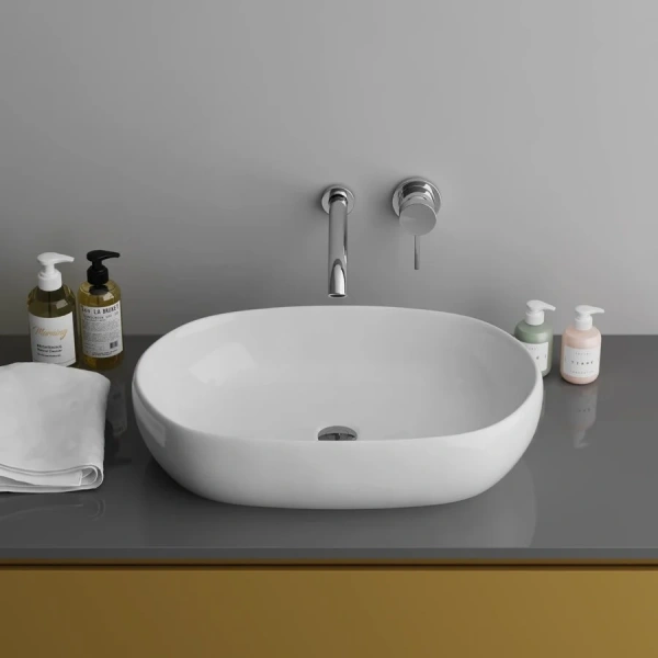 Раковина Grossman 60 см белая GR-3015 Staron