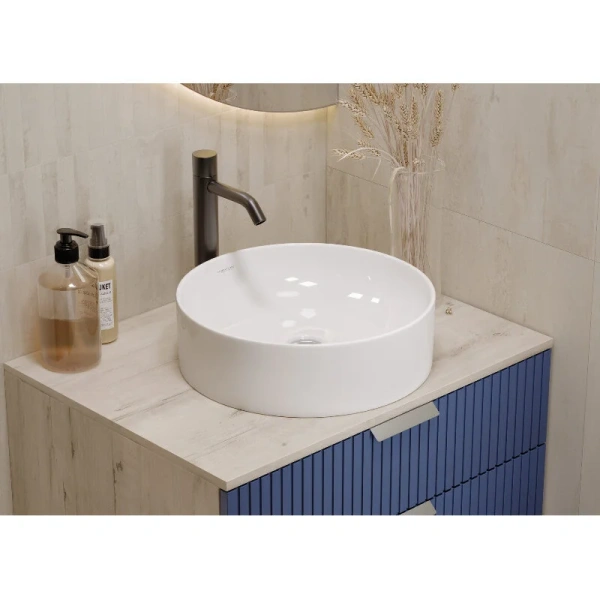 Раковина Sanita Luxe Best 40 см белая WB.CT/Best/40-N.Slim/WHT.G/S1 Staron