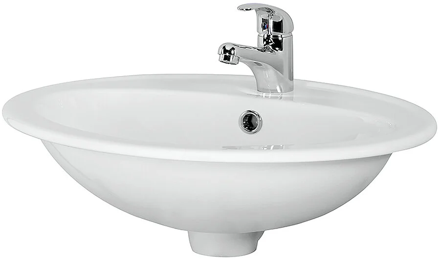 Раковина Cersanit Calla 54 см встраиваемая, белая S-UM-Cl/1-w