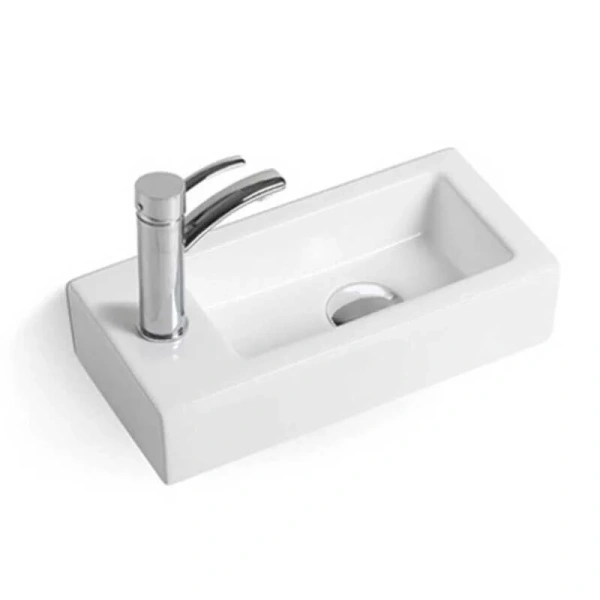 Раковина Vincea VBS-133 37 см белая Staron