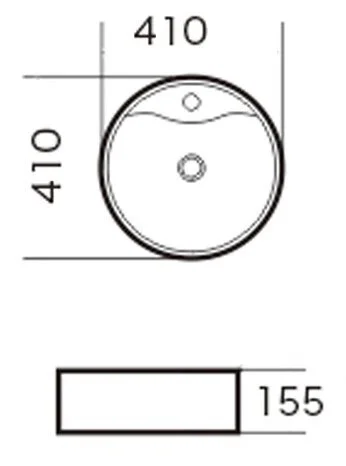 Раковина Grossman 41 см белая GR-3012