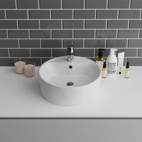 Раковина Grossman 41 см белая GR-3012 Staron