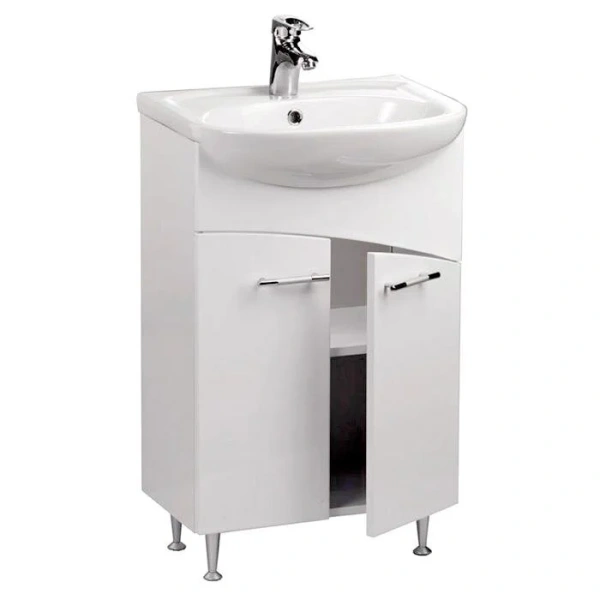 Раковина Cersanit Erica 50 см белая, 1 отверстие для смесителя S-UM-ERI50/1-w Staron